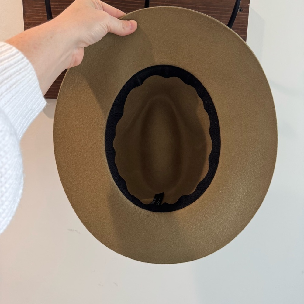 Urban‎ Outfitters Wool Ribbon Trim Fedora One Size - Picture 6 of 8